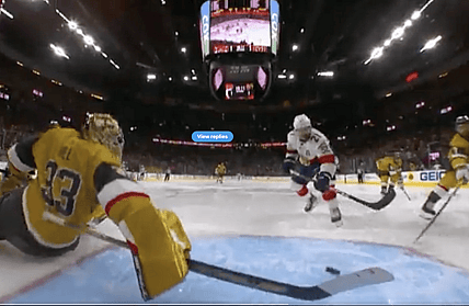 Adin Hill makes ridiculous save, Game 1 Stanley Cup Final