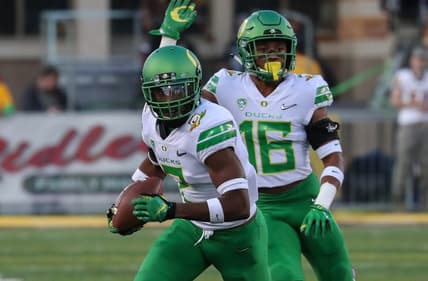Oregon defensive back Tyree Robinson