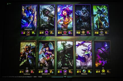 The loading screen for League of Legends. Jan. 24, 2020