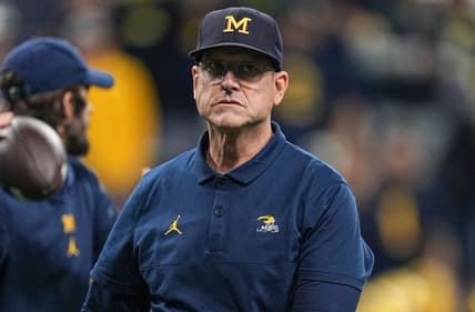 Michigan head coach Jim Harbaugh