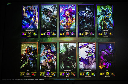The loading screen for League of Legends. Jan. 24, 2020