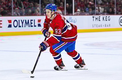 NHL: Nashville Predators at Montreal Canadiens, forward Ivan Demidov