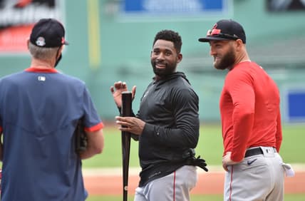 Red Sox star Jackie Bradley Jr. at Fenway Park
