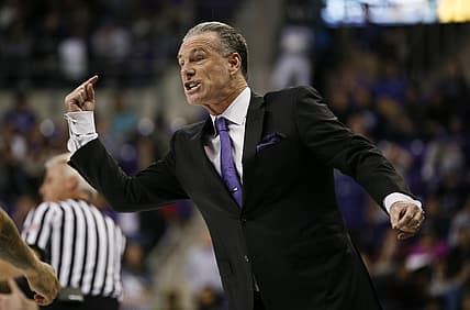 Nov 15, 2018; Fort Worth, TX, USA; TCU Horned Frogs head coach Jaime Dixon yells from the bench during the second half against the Fresno State Bulldogs at Ed and Rae Schollmaier Arena. Mandatory Credit: Ray Carlin-USA TODAY Sports