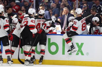 NHL: New Jersey Devils at Tampa Bay Lightning