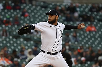 Eduardo Rodriguez's last start at Comerica Park featured 6 2/3 innings of shutout ball against the Orioles on May 13.

Tigers Ny2