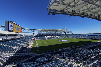 Sep 19, 2021; Philadelphia, Pennsylvania, USA; General stadium view prior to the game between Orlando City SC and Philadelphia Union at Talen Energy Stadium. Mandatory Credit: John Jones-USA TODAY Sports