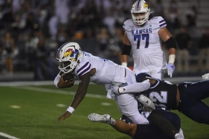 Nevada takes on Kansas at Mackay Stadium in Reno on Sept. 16, 2023.