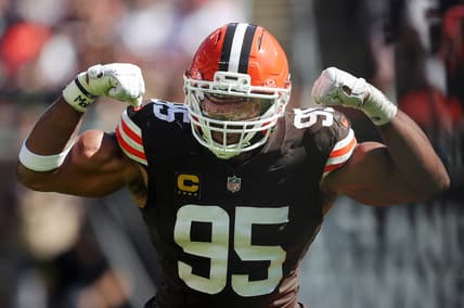 Cleveland Browns edge rusher Myles Garrett
