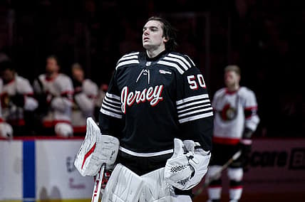 NHL: Ottawa Senators at New Jersey Devils