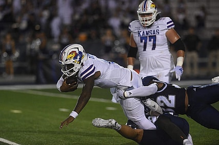 Nevada takes on Kansas at Mackay Stadium in Reno on Sept. 16, 2023.