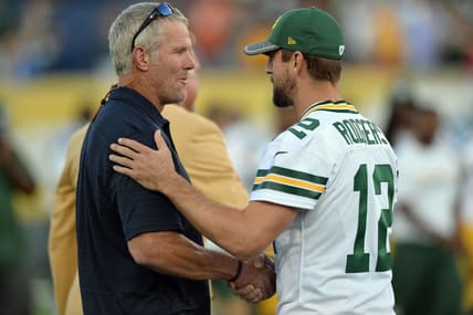 Brett Favre, Aaron Rodgers