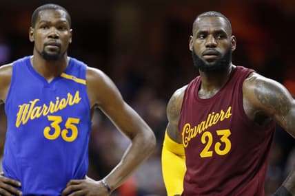 NBA Finals NBA MVP LeBron James Kevin Durant Golden State Warriors Cleveland Cavaliers