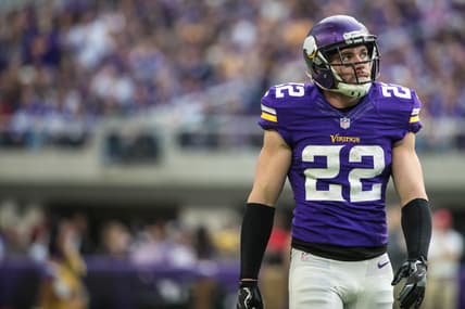 Harrison Smith of the Minnesota Vikings rockin' a big hit