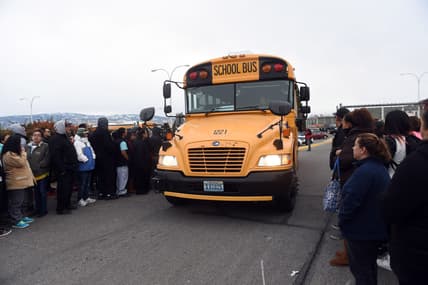 Tishomingo High School school bus