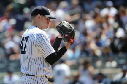 New York Yankees starting pitcher Jordan Montgomery