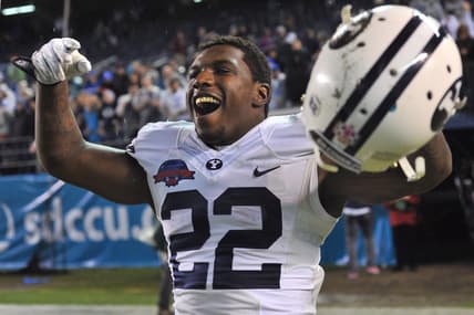 BYU running back Squally Canada