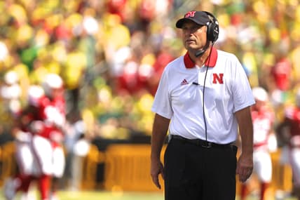 Nebraska head coach Mike Riley