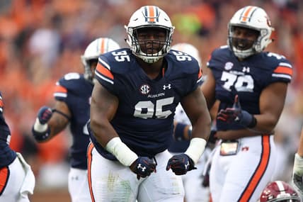Auburn defensive lineman Dontavius Russell