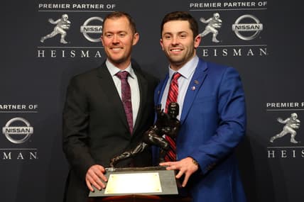 Lincoln Riley and Baker Mayfield were two of the most popular college football personalities in 2017