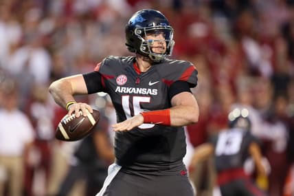 Arkansas quarterback Cole Kelley