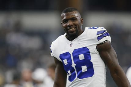 Cowboys WR Dez Bryant during NFL game Ravens