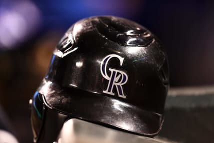 Colorado Rockies helmet