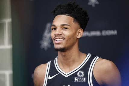 San Antonio Spurs Dejounte Murray at media day