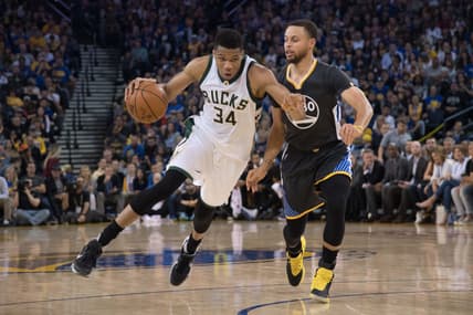 Giannis Antetokounmpo Warriors