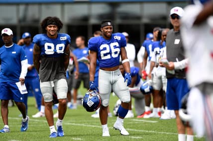 Saquon Barkley New York Giants training camp