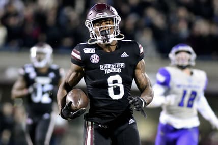 Mississippi State Bulldogs running back Kylin Hill