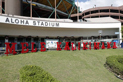 Aloha Stadium entrance in Hawaii