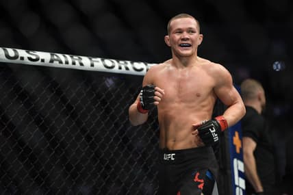Petr Yan during UFC 245