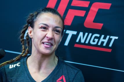 Amanda Ribas during UFC Fight Night