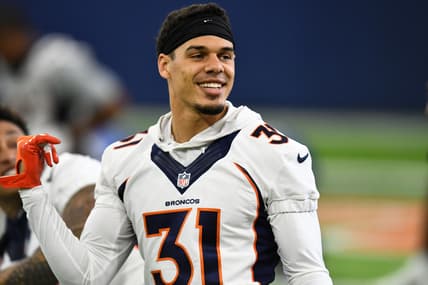 Denver Bronco safety Justin Simmons