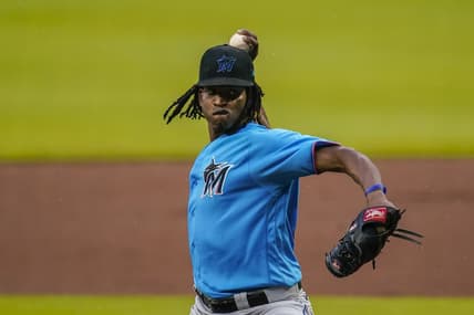 Marlins starting pitcher Jose Urena