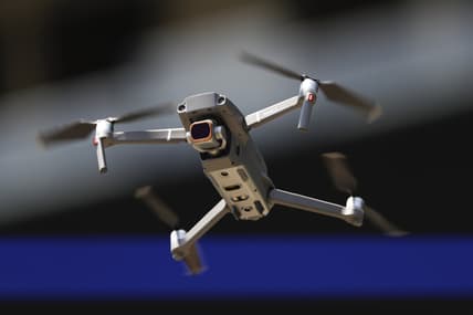 Drone during MLB game