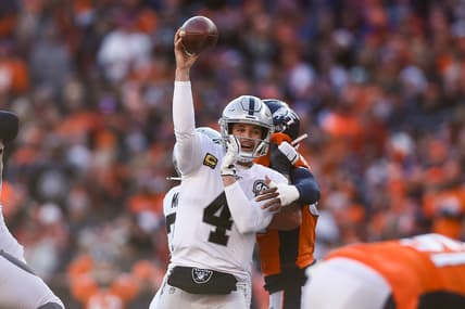 Las Vegas Raiders quarterback Derek Carr