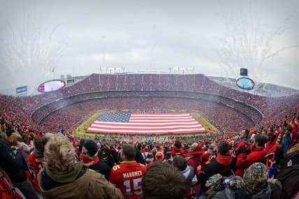 Arrowhead Stadium during a Kansas City Chiefs game