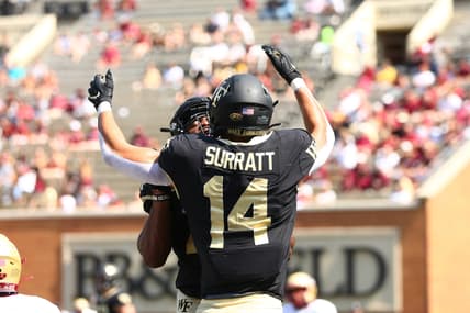 Wake Forest Demon Deacons receiver Sage Surratt