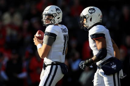 Connecticut Huskies players during 2019 season