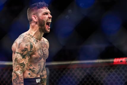 Gavin Tucker reacts to win in UFC 240