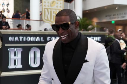 Hall of Famer Deion Sanders during NFL Honors.