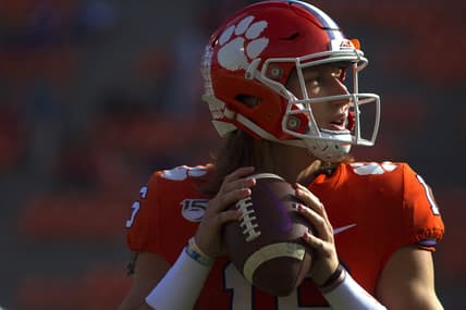Clemson Tigers quarterback Trevor Lawrence during college football season