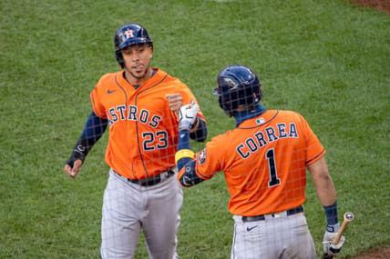 Astros Carlos Correa against Twins MLB Playoffs