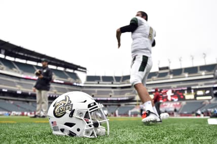 UNC Charlotte Helmet against Temple