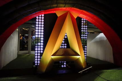 Oct 3, 2017; Atlanta, GA, USA; A detailed view of the Atlanta United logo is seen before players walk on the pitch against Minnesota United at Mercedes-Benz Stadium. Mandatory Credit: Brett Davis-USA TODAY Sports