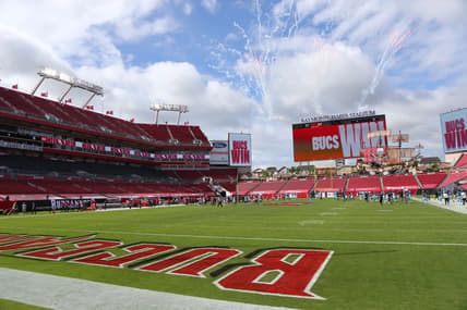 General view of Raymond James Stadium. Mandatory Credit: Kim Klement-USA TODAY Sports