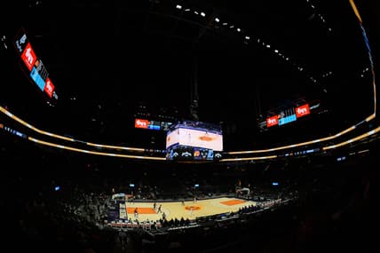 Mar 15, 2021; Phoenix, Arizona, USA; A general view of game action between the Phoenix Suns and the Memphis Grizzlies during the first half at Phoenix Suns Arena. Mandatory Credit: Joe Camporeale-USA TODAY Sports