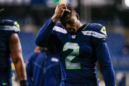 Oct 25, 2021; Seattle, Washington, USA; Seattle Seahawks cornerback D.J. Reed (2) walks to the locker room following a 13-10 loss against the New Orleans Saints at Lumen Field. Mandatory Credit: Joe Nicholson-USA TODAY Sports